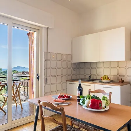 Con Giardino E Vista Mare 公寓 圣玛丽亚纳瓦雷